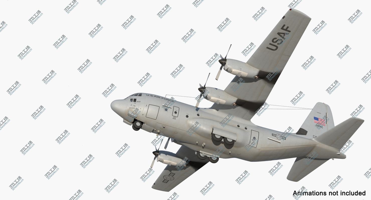 images/goods_img/202104094/Lockheed C-130 Hercules US Military Transport Aircraft Rigged/4.jpg